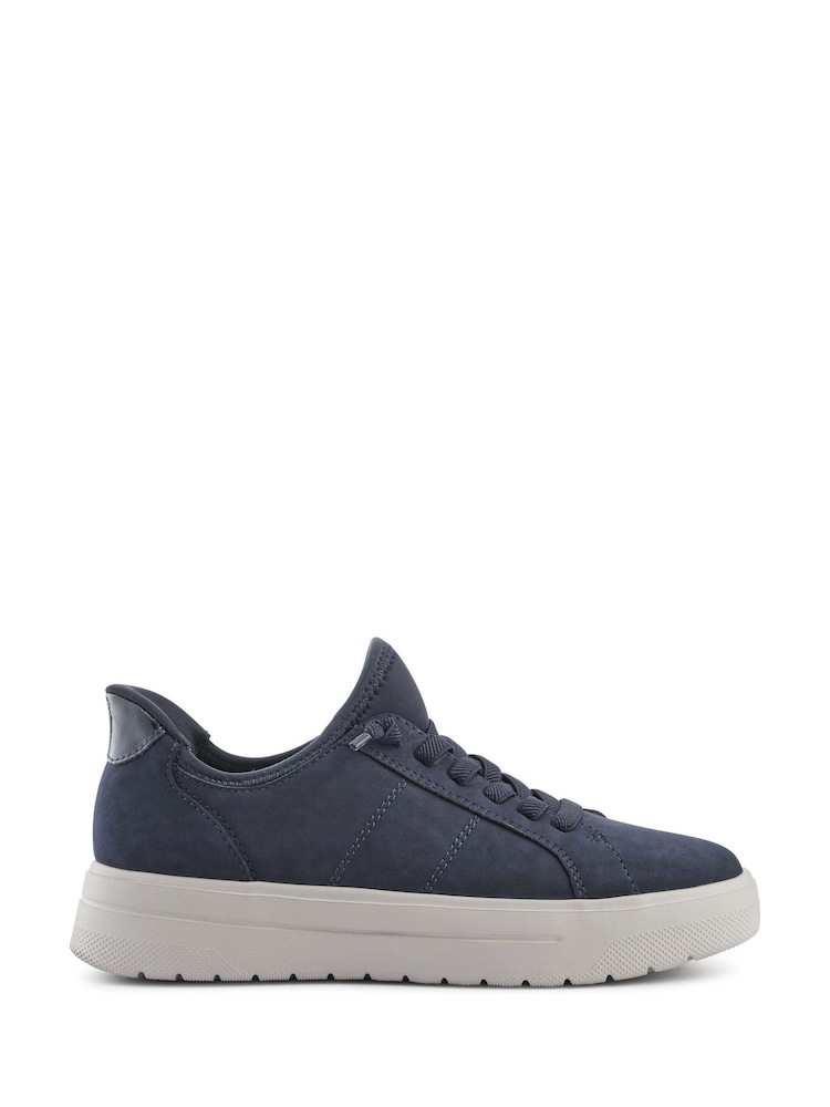 Pavers Blue Just Step In Cushioned Chunky Trainers - Image 1 of 5