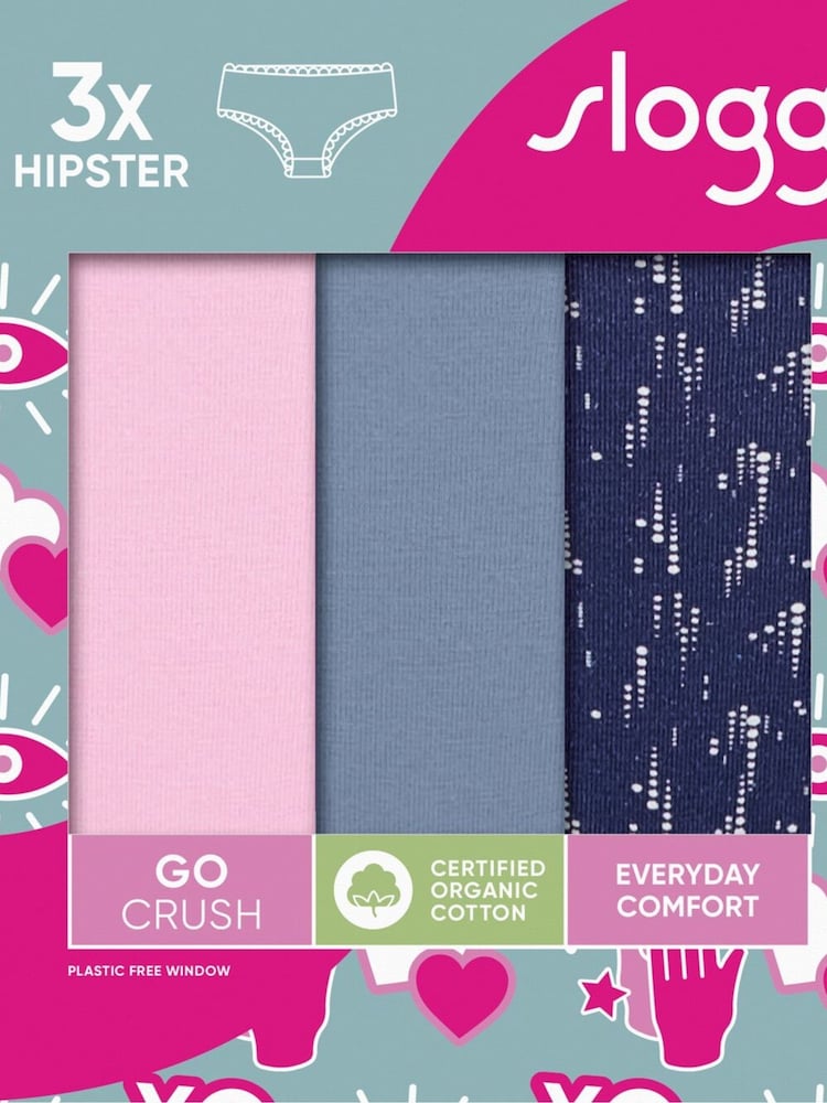 Sloggi GO Crush Hipsters 3 Pack - Image 12 of 12 Sloggi GO Crush Hipsters 3 Pack - Image 12 of 12