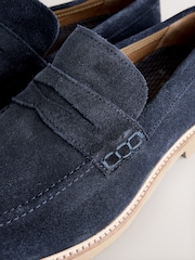 Navy Extralight Suede Loafers - Image 5 of 8
