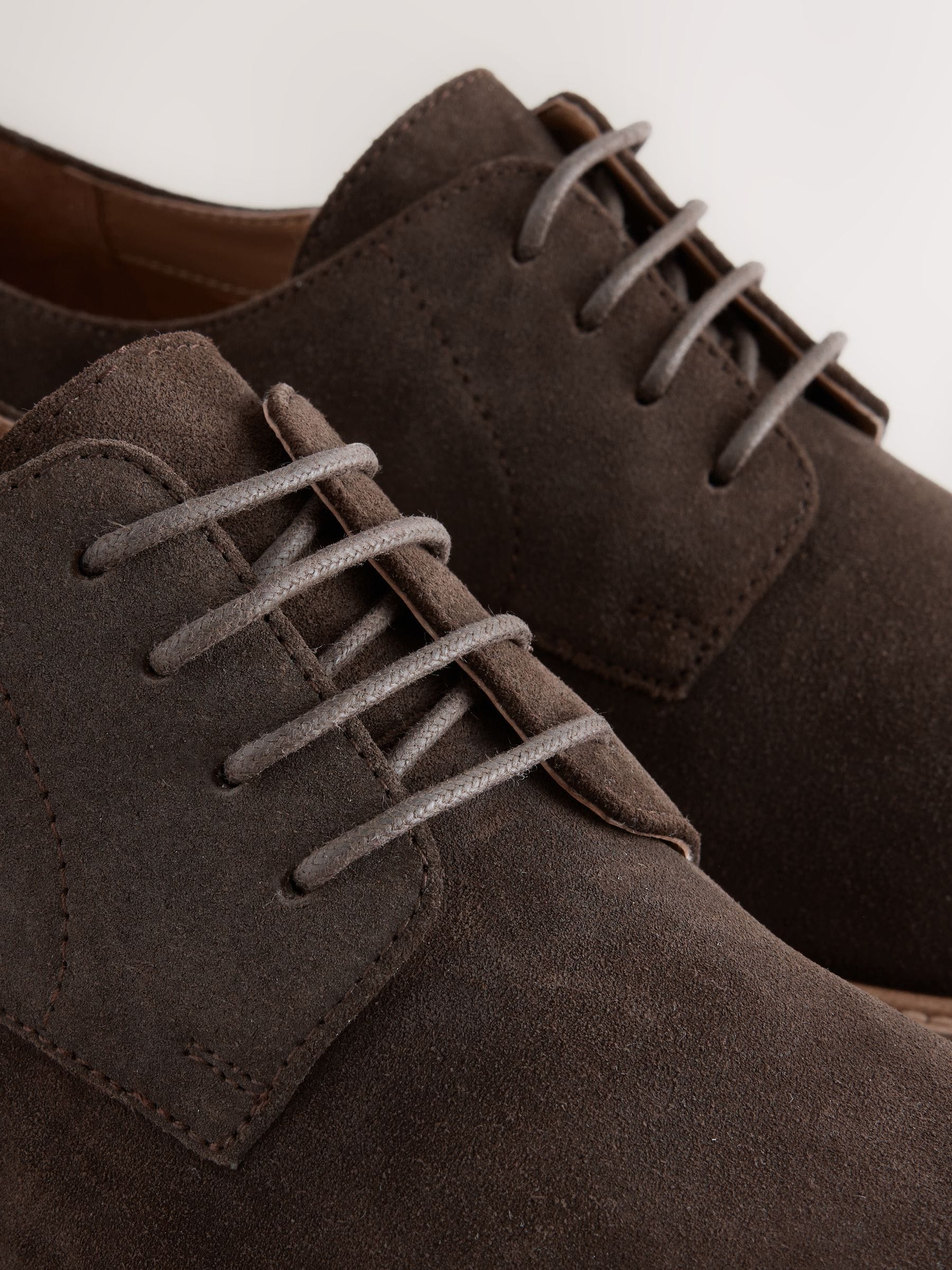 Buy Brown Extralight Suede Derby Shoes from Next USA