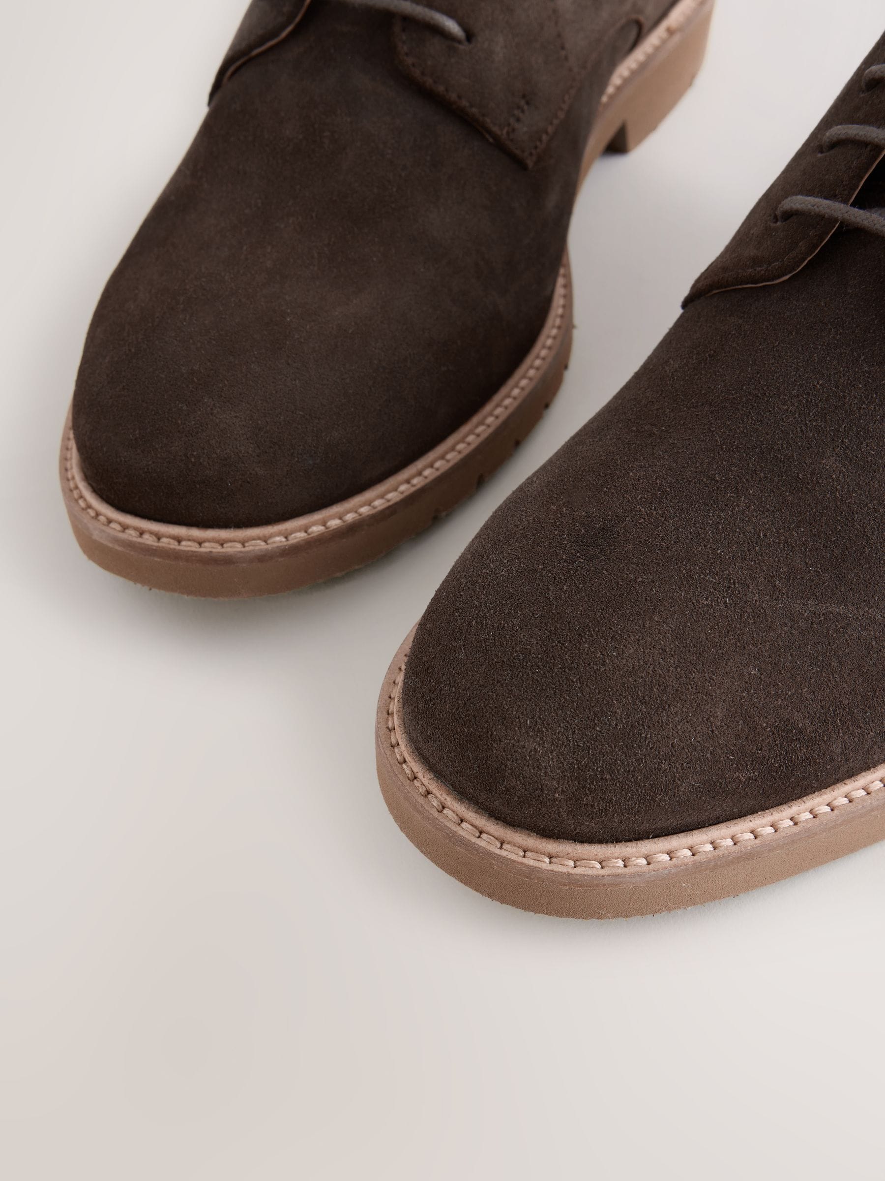 Buy Brown Extralight Suede Derby Shoes from Next USA