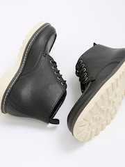 River Island Black Wedge Chukka Boots - Image 4 of 5