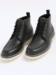 River Island Black Wedge Chukka Boots - Image 5 of 5