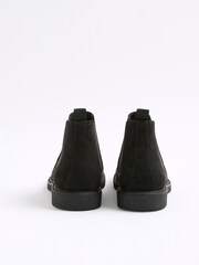 River Island Black Crepe Sole Chelsea Boots - Image 3 of 5