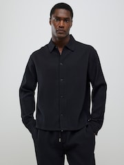 River Island Chunky Plisse Shirt - صورة 1 من 4