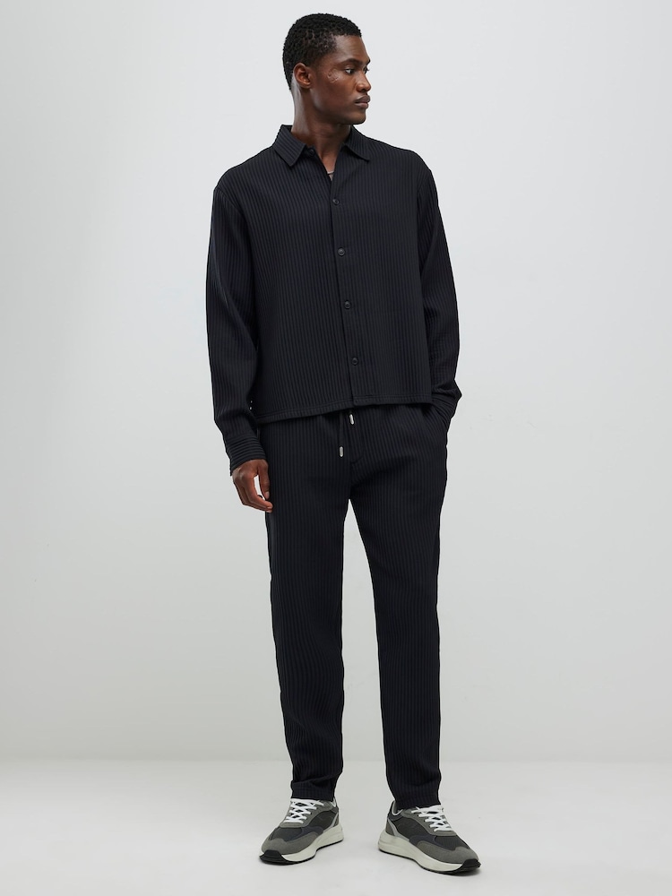 River Island Chunky Plisse Shirt - صورة 2 من 4