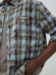 River Island Blue Saint Palais Check Shirt - Image 4 of 4