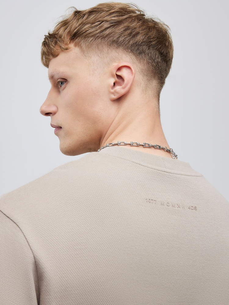 River Island Brown Regular Fit Essentials T-Shirt - Image 4 of 4