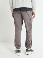 River Island Grey Regular Fit Stretch Cargo Trousers - Image 3 of 4