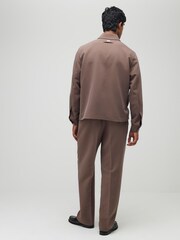 River Island Relaxed Fit Soft Tailored Stretch Trousers - صورة 2 من 4