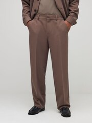 River Island Relaxed Fit Soft Tailored Stretch Trousers - صورة 3 من 4