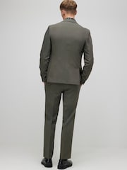 River Island Green Skinny Fit Suit Trousers - Image 2 of 4