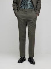 River Island Green Skinny Fit Suit Trousers - Image 3 of 4