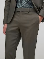 River Island Green Skinny Fit Suit Trousers - Image 4 of 4