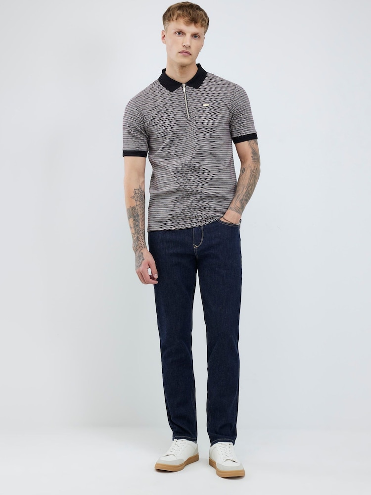 River Island Blue Stretch Slim Fit  Rinse Jeans - Image 1 of 4