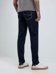 River Island Blue Stretch Slim Fit  Rinse Jeans - Image 2 of 4