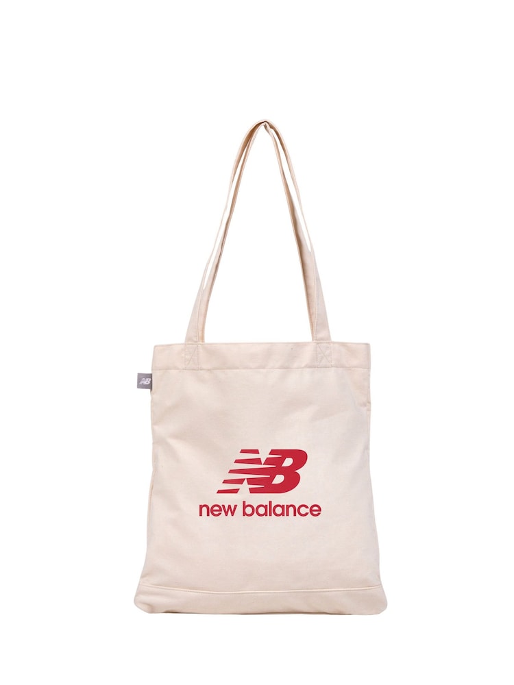 New Balance Cream Graphic Tote - Image 1 of 1 New Balance Cream Graphic Tote - Image 1 of 1