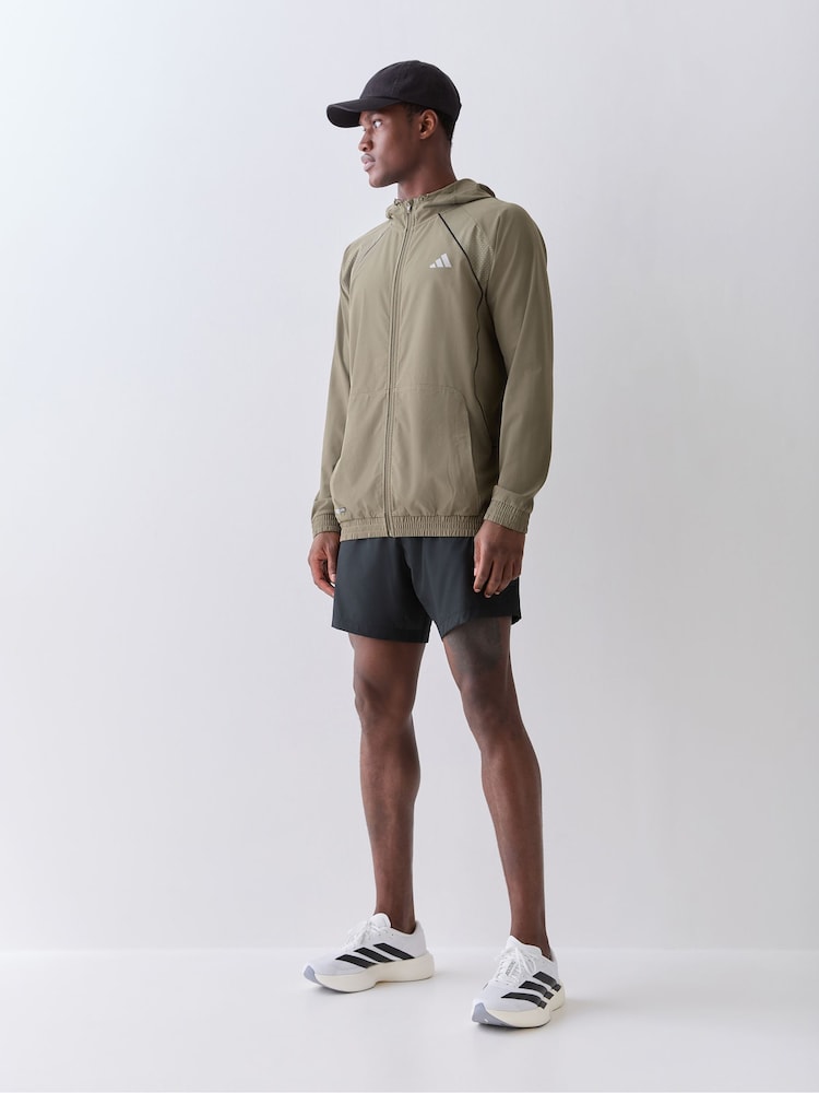 adidas Olive Green Tech Apparel Hoodie - Image 2 of 7