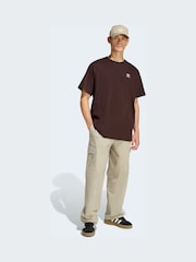 Piedra - Pantalones de chándal básicos de tela con diseño de trébol de adidas Originals - Imagen 3 de 6