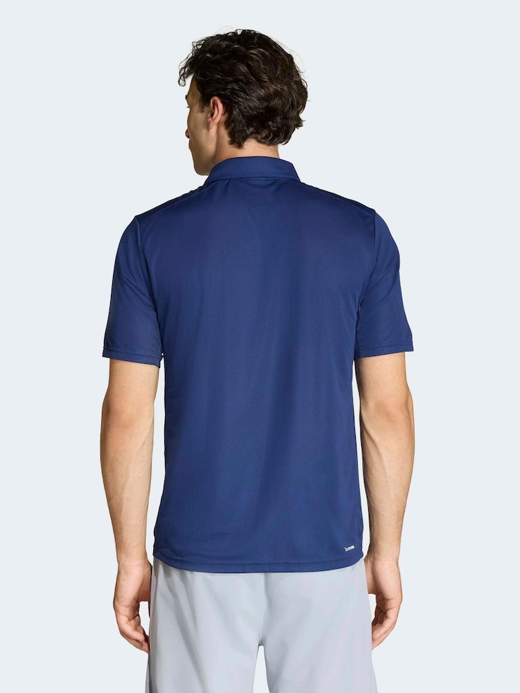 Albastru închis - adidas We Bas Polo Shirt - Imaginea 2 din 6