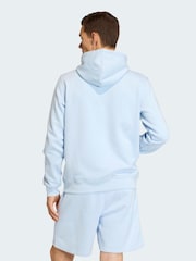 Hellblau - adidas Originals Essentials Kapuzensweatshirt mit Dreiblatt - Bild 2 von 6