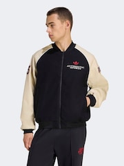 adidas Black/Caramel Nude Mens SST Jacket - Image 1 of 6