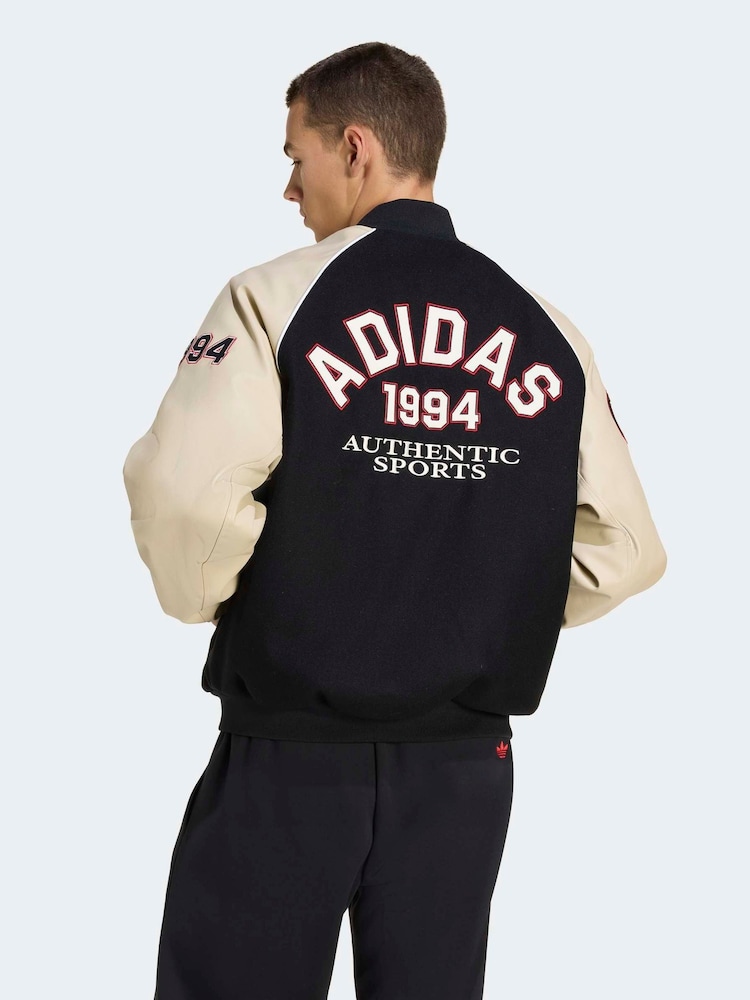 adidas Black/Caramel Nude Mens SST Jacket - Image 2 of 6