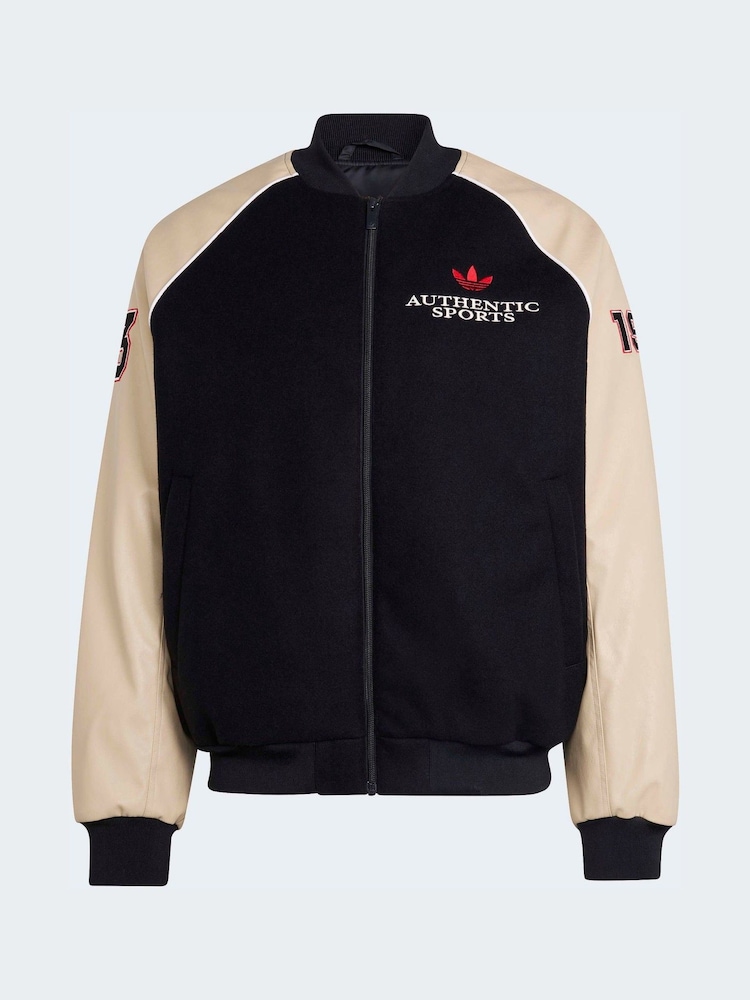 adidas Black/Caramel Nude Mens SST Jacket - Image 6 of 6