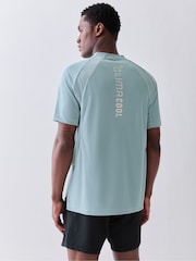 adidas Sage Green Tech App T-Shirt - Image 2 of 6
