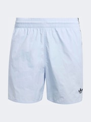 adidas Pale Blue Sprinter Shorts - Image 6 of 6
