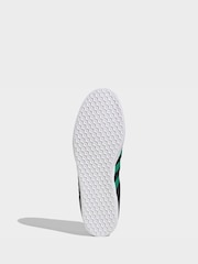 adidas Originals Black/Green Gazelle Trainers - Image 7 of 9