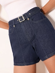 Lipsy Denim Belted Shorts - تصویر 2 از 4