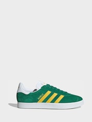 adidas Originals Light Green Gazelle Trainers - Image 1 of 10