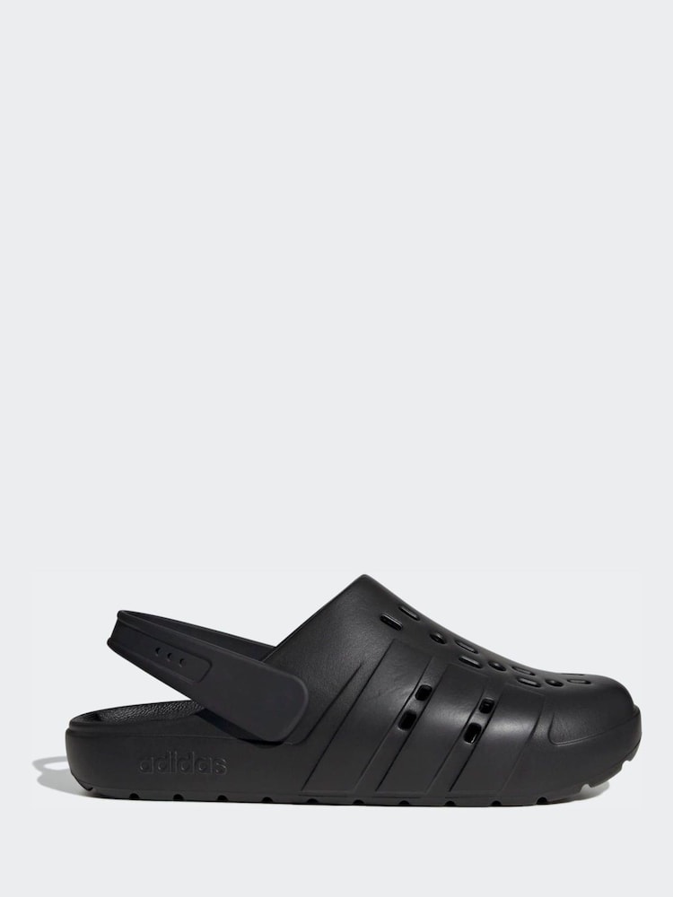 adidas Black Adilette Sandals - Image 1 of 8 adidas Black Adilette Sandals - Image 1 of 8