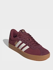 adidas Red VL Court Trainers - Image 3 of 9