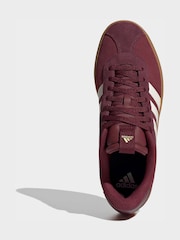adidas Red VL Court Trainers - Image 5 of 9