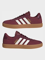 adidas Red VL Court Trainers - Image 7 of 9