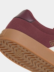 adidas Red VL Court Trainers - Image 8 of 9