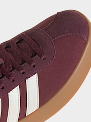 adidas Red VL Court Trainers - Image 9 of 9