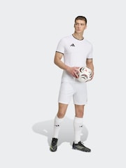 adidas White/Black Entrada Shorts - Image 2 of 8