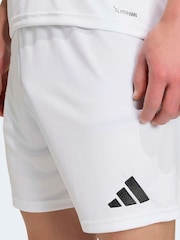 adidas White/Black Entrada Shorts - Image 5 of 8