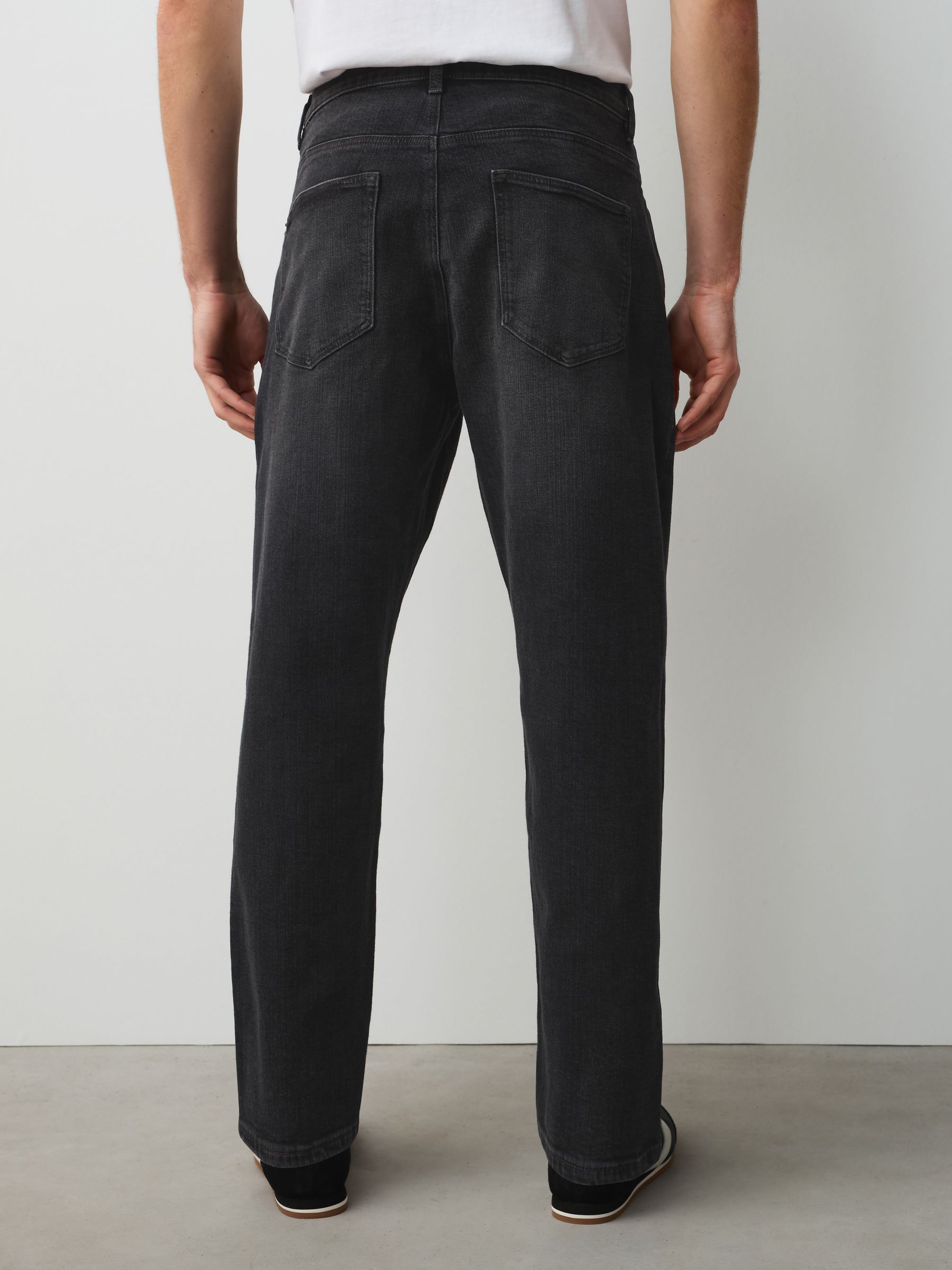 Buy Вимитий чорний хрестоподібний візерунок - Regular Tapered Fit