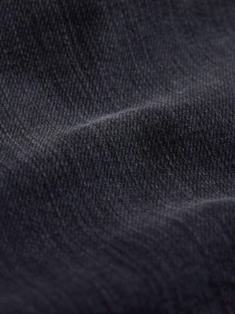 Washed Black Crosshatch - क्लासिक स्ट्रेच आरामदायी फिट जीन्स - 11मध्ये 11 तस्बिर