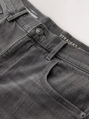 Washed Black Crosshatch Single Slim Fit Classic Stretch Jeans - Image 2 of 4