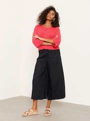 FatFace Bree Red Knitted Cardigan - Image 5 of 6