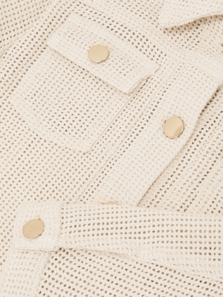 Reiss Neutral Renzo Jacket - Image 5 of 5 Reiss Neutral Renzo Jacket - Image 5 of 5