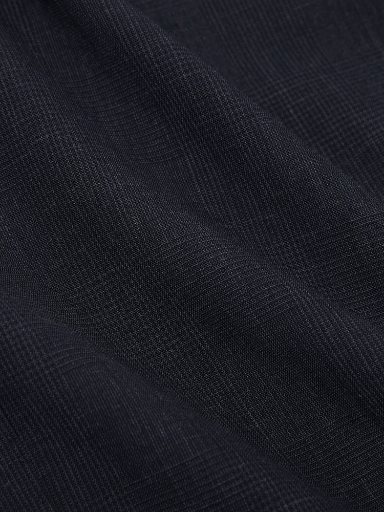 Reiss Navy Venue Double-Breasted Wool-Blend Tailored-Fit Suit Jacket - Image 7 of 7 Reiss Navy Venue Double-Breasted Wool-Blend Tailored-Fit Suit Jacket - Image 7 of 7