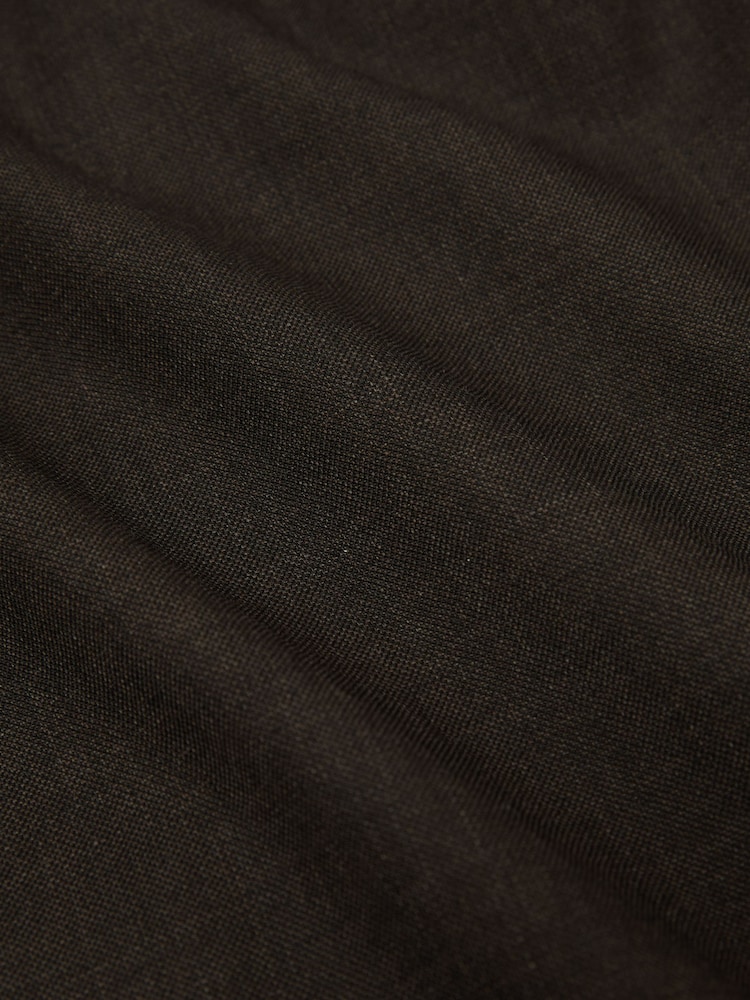 Reiss Brown Richard Wool Single-Breasted Classic-Fit Suit Jacket - Image 6 of 6 Reiss Brown Richard Wool Single-Breasted Classic-Fit Suit Jacket - Image 6 of 6