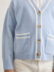 Reiss Eloise Tipped Cardigan - صورة 4 من 5