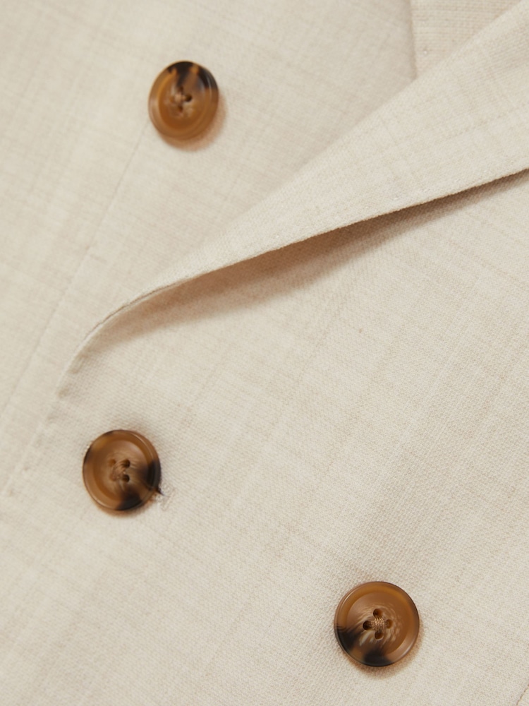 سترة بليزر من الصوف بارزة الملمس بصفين من الأزرار J Belmont من Reiss - صورة 5 من 5 سترة بليزر من الصوف بارزة الملمس بصفين من الأزرار J Belmont من Reiss - صورة 5 من 5